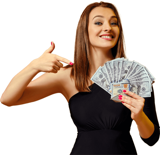 A Men In Excitement After Winning Money
